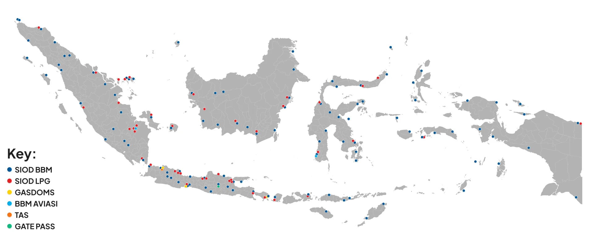 Map of Indonesia